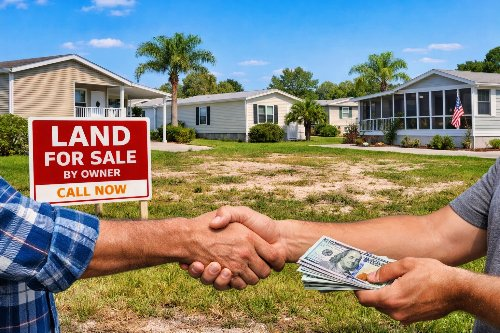 Selling vacant land for cash without a realtor